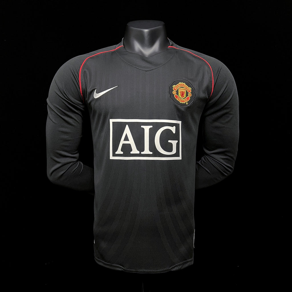 Homem | Manchester United - Retro ManUtd 2007-08 Away Long Sleeves