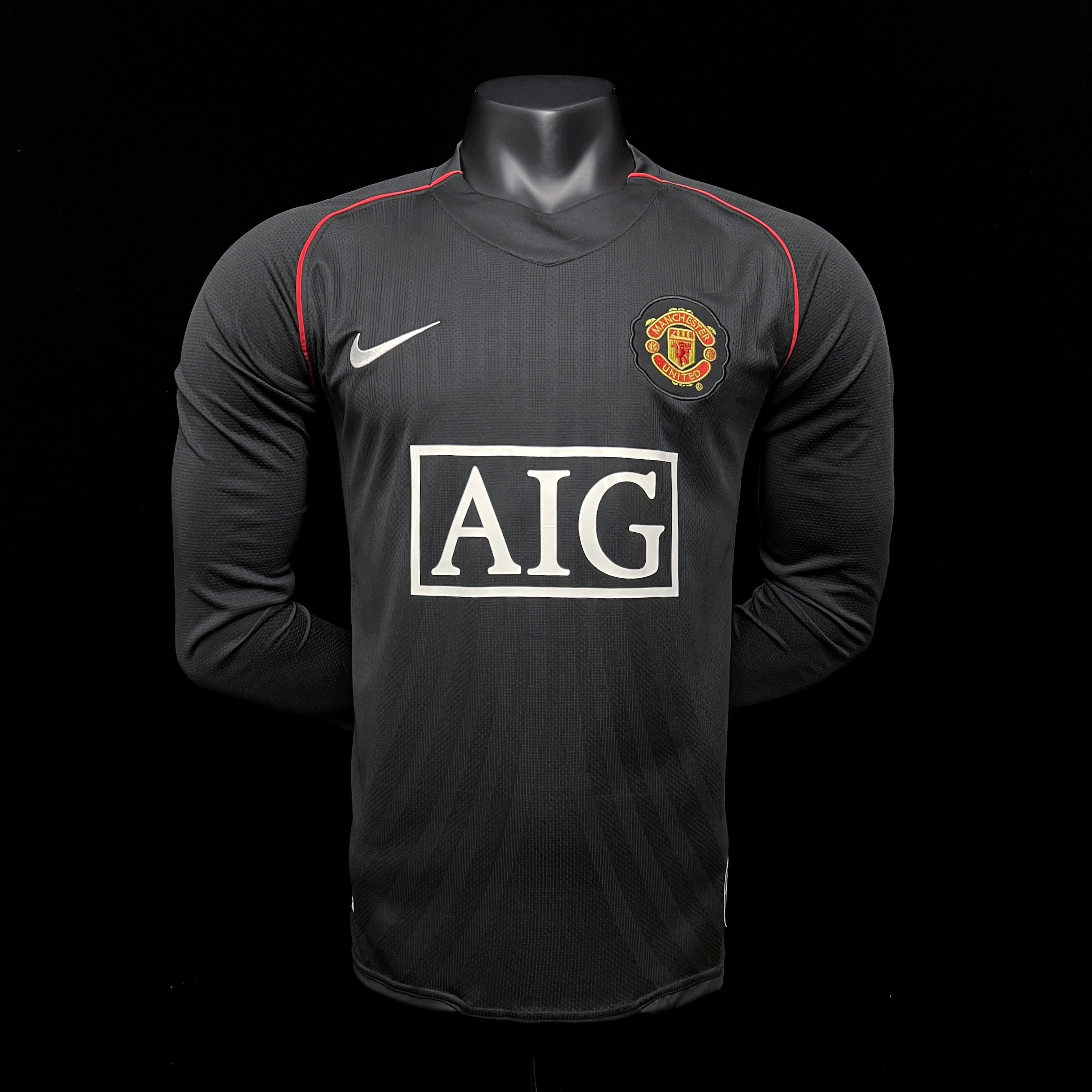 Homem | Manchester United - Retro ManUtd 2007-08 Away Long Sleeves