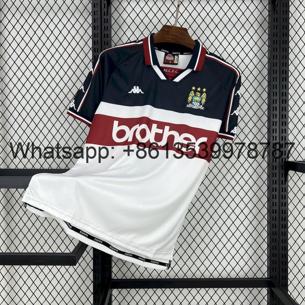 Homem | Manchester City - Retro ManCity 1997-98 Away Jersey