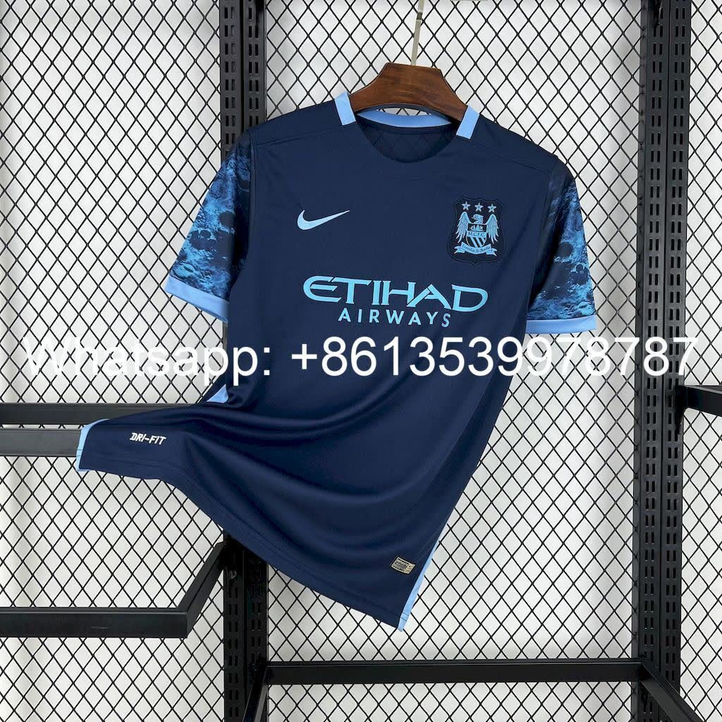 Homem | Manchester City - Retro ManCity 2015-16 Away Jersey