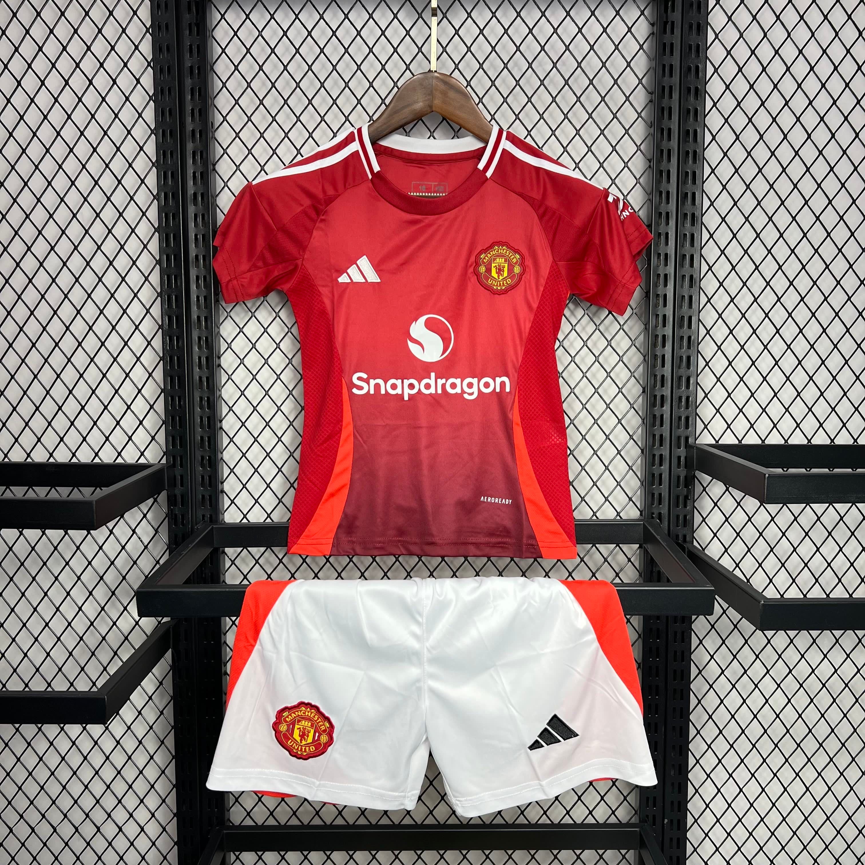 Criança | Manchester United - ManUtd 2024-25 Home Kids Kit