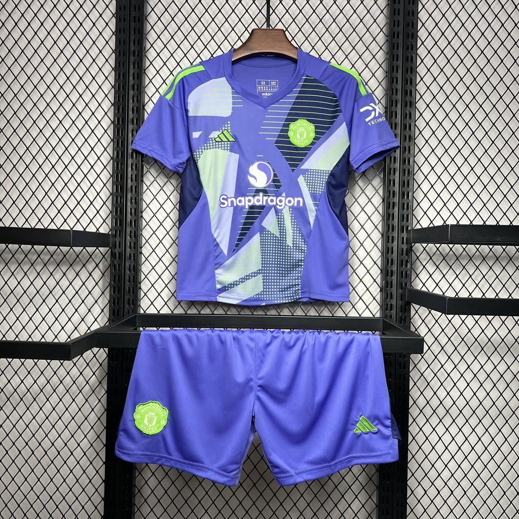 Criança | Manchester United - ManUtd 2024-25 Goalkeeper Kids Kit