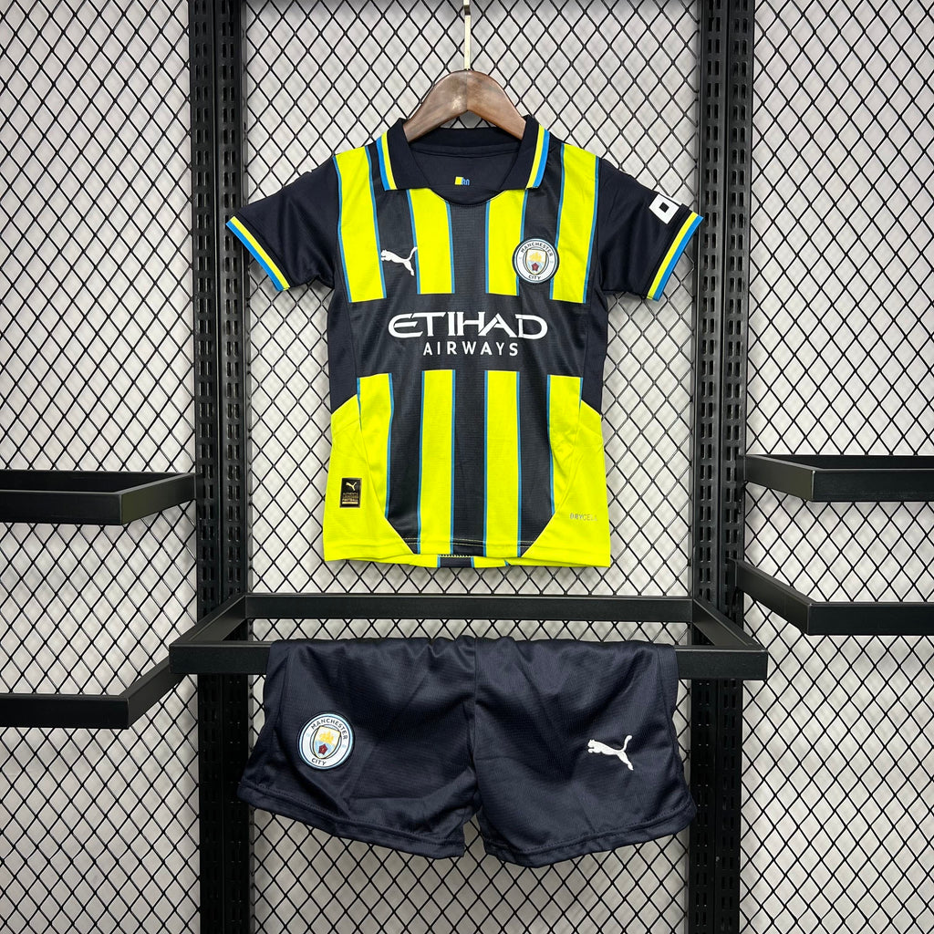 Criança | Manchester City - ManCity 2024-25 Away Kids Kit