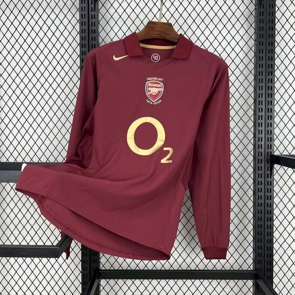 Homem | Arsenal - Retro Arsenal 2005-06 Home Long Sleeves