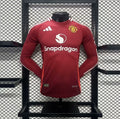 Homem | Manchester United - ManUtd 2024-25 Home Long Sleeves Player Version
