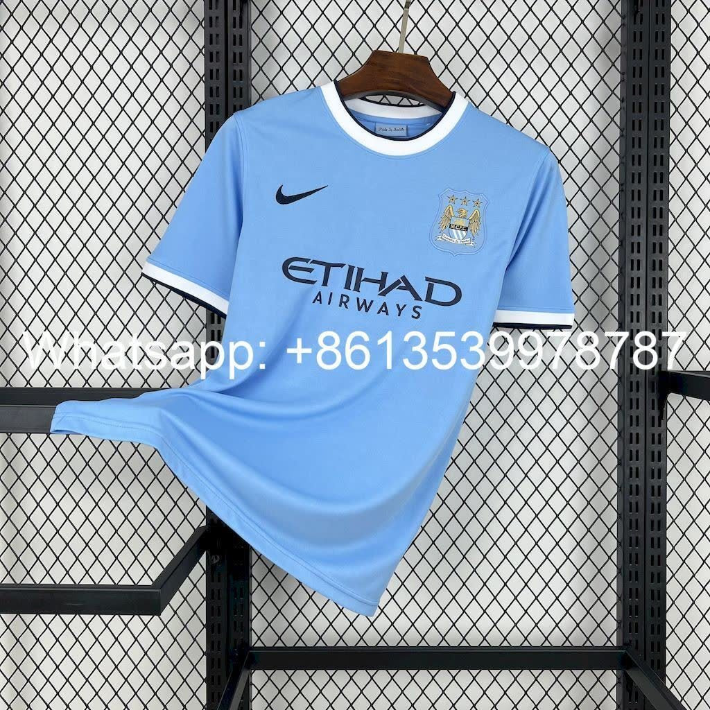 Homem | Manchester City - Retro ManCity 2013-14 Home Jersey