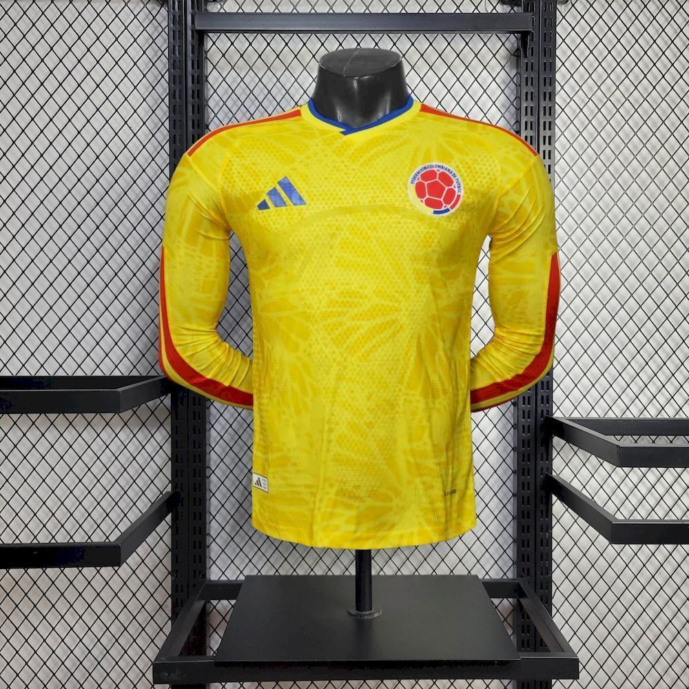 Homem | Colômbia - Colombia 2026 WC Home Long Sleeve Player