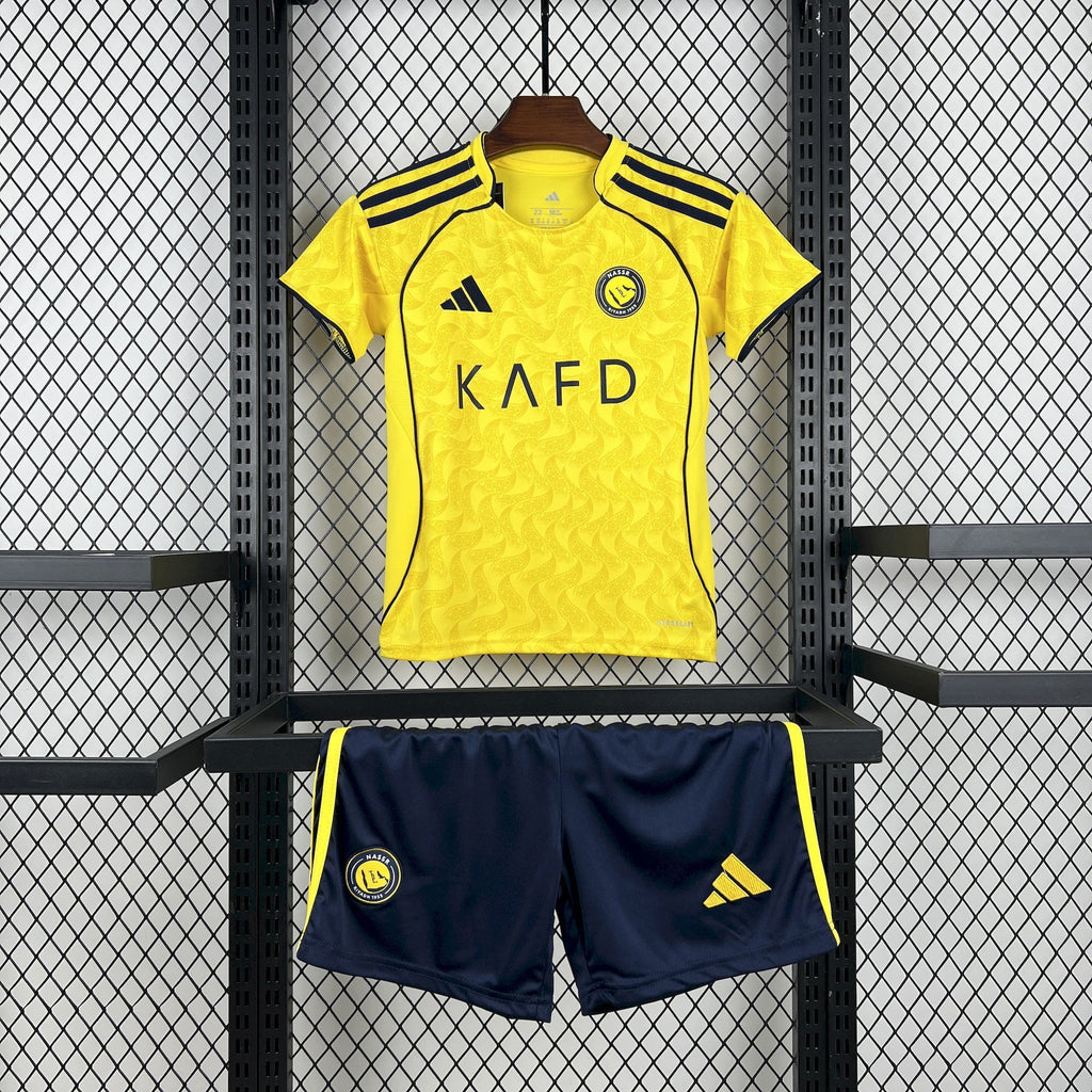 Criança | Al Nassr - Al Nassr 2025-26 home kids
