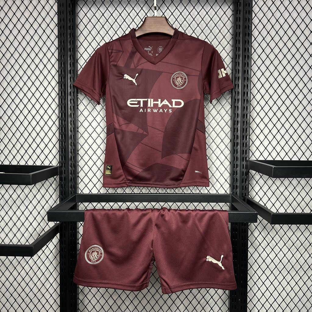 Criança | Manchester City - ManCity 2024-25 Third Away Kids Kit