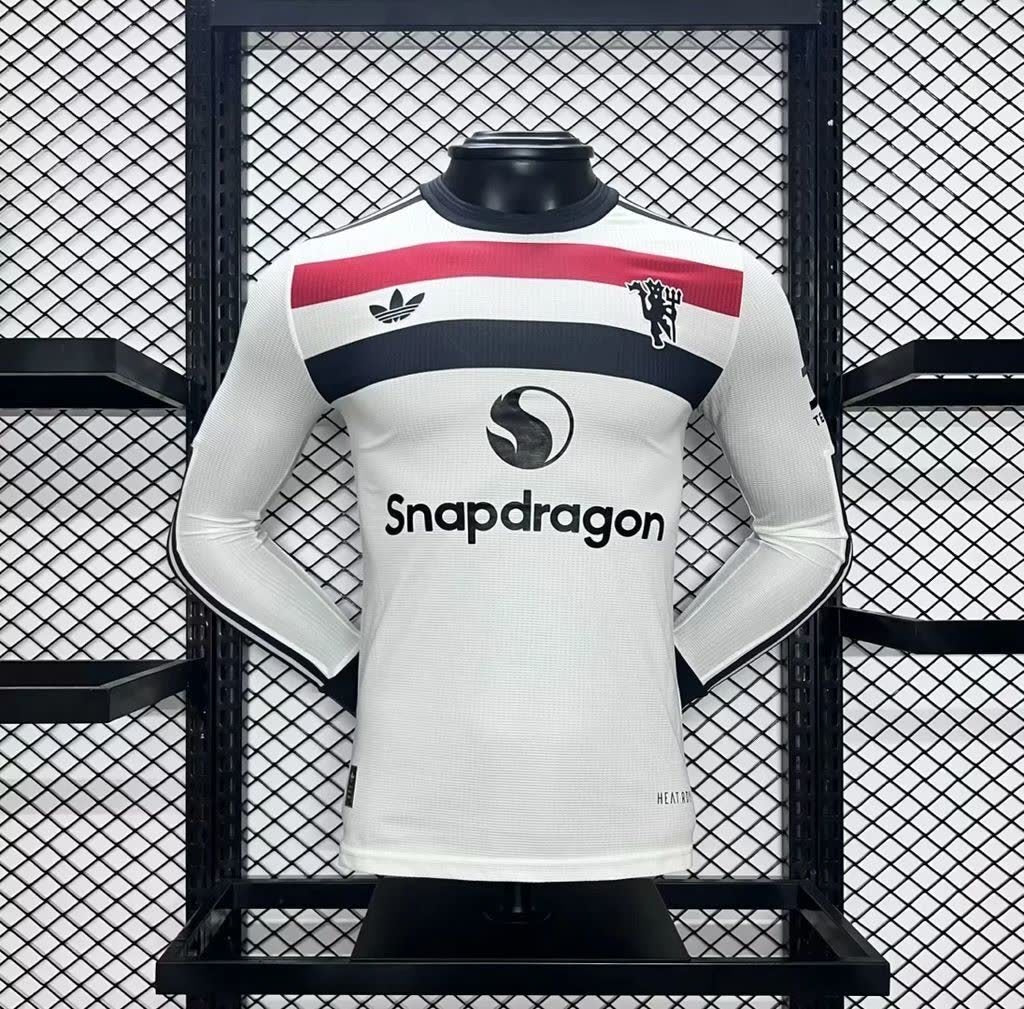 Homem | Manchester United - ManUtd 2024-25 Third Away Long Sleeves Player Version