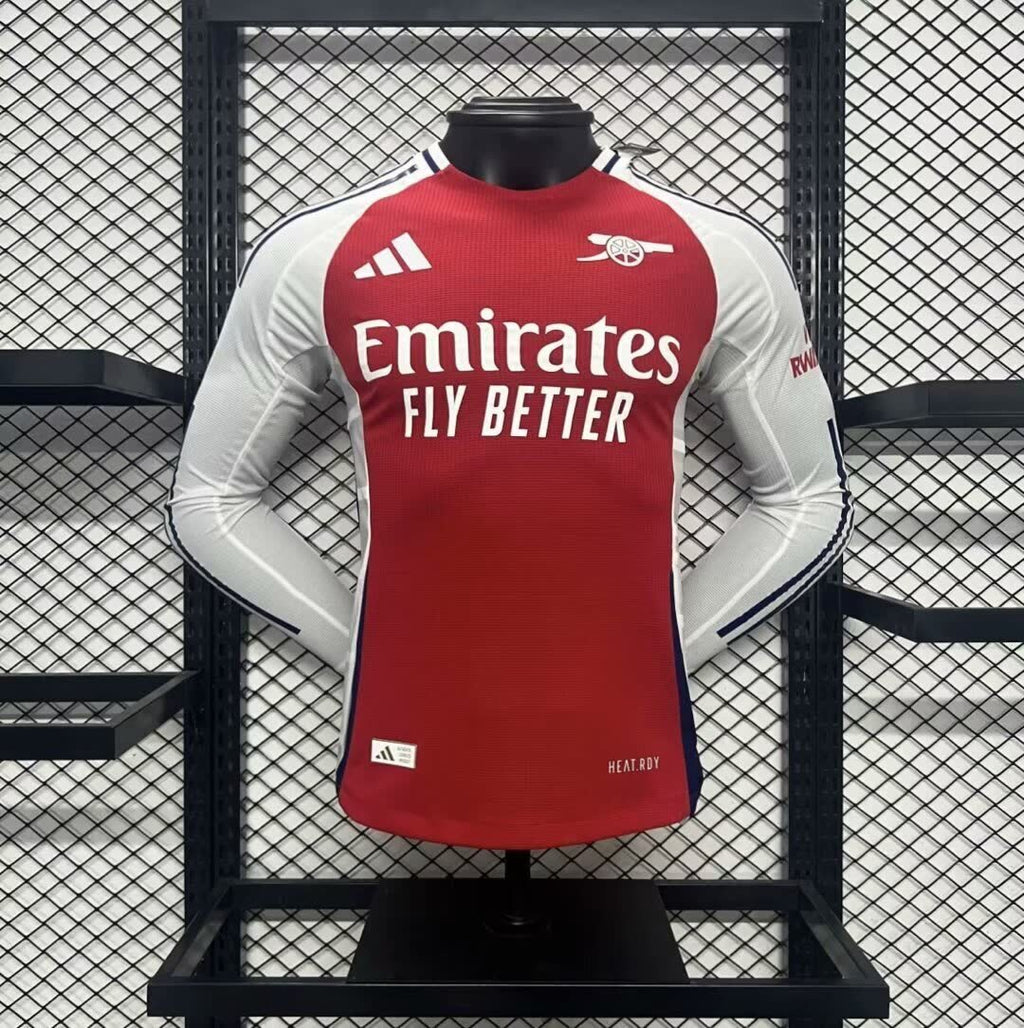 Homem | Arsenal - Arsenal 2024-25 Home Long Sleeves Player Version