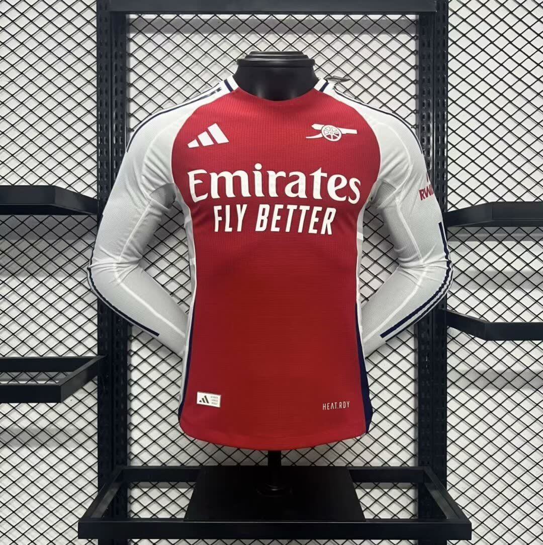 Homem | Arsenal - Arsenal 2024-25 Home Long Sleeves Player Version