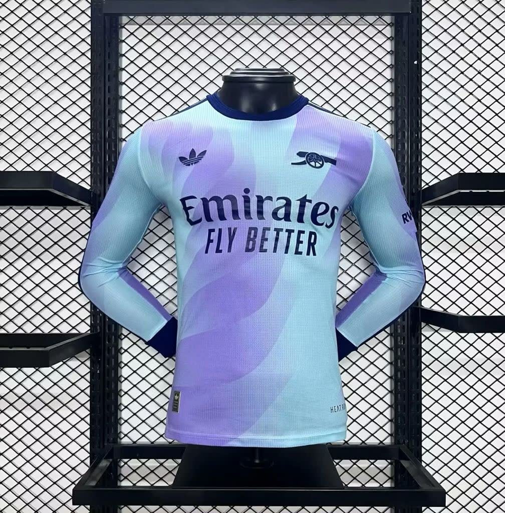 Homem | Arsenal - Arsenal 2024-25 Third Away Long Sleeves Player Version
