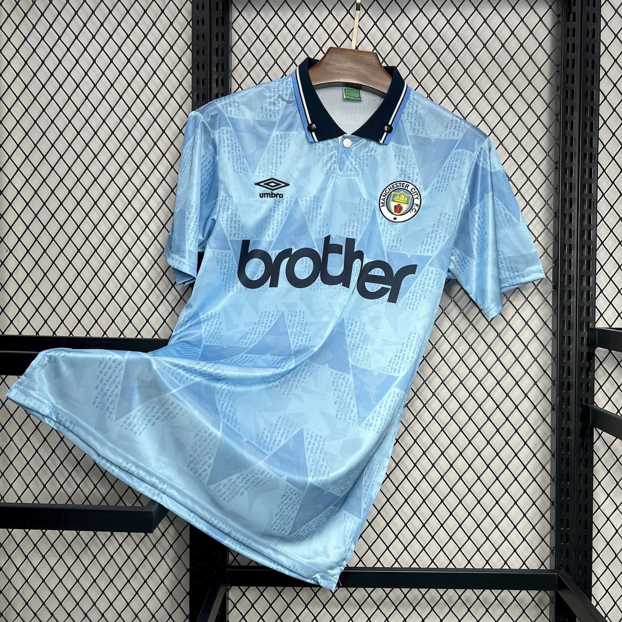 Homem | Manchester City - Retro ManCity 1989-91 Home Jersey