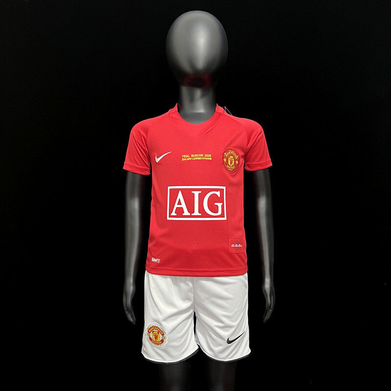 Criança | Manchester United - Retro ManUtd 2007-08 Home UCL Kids