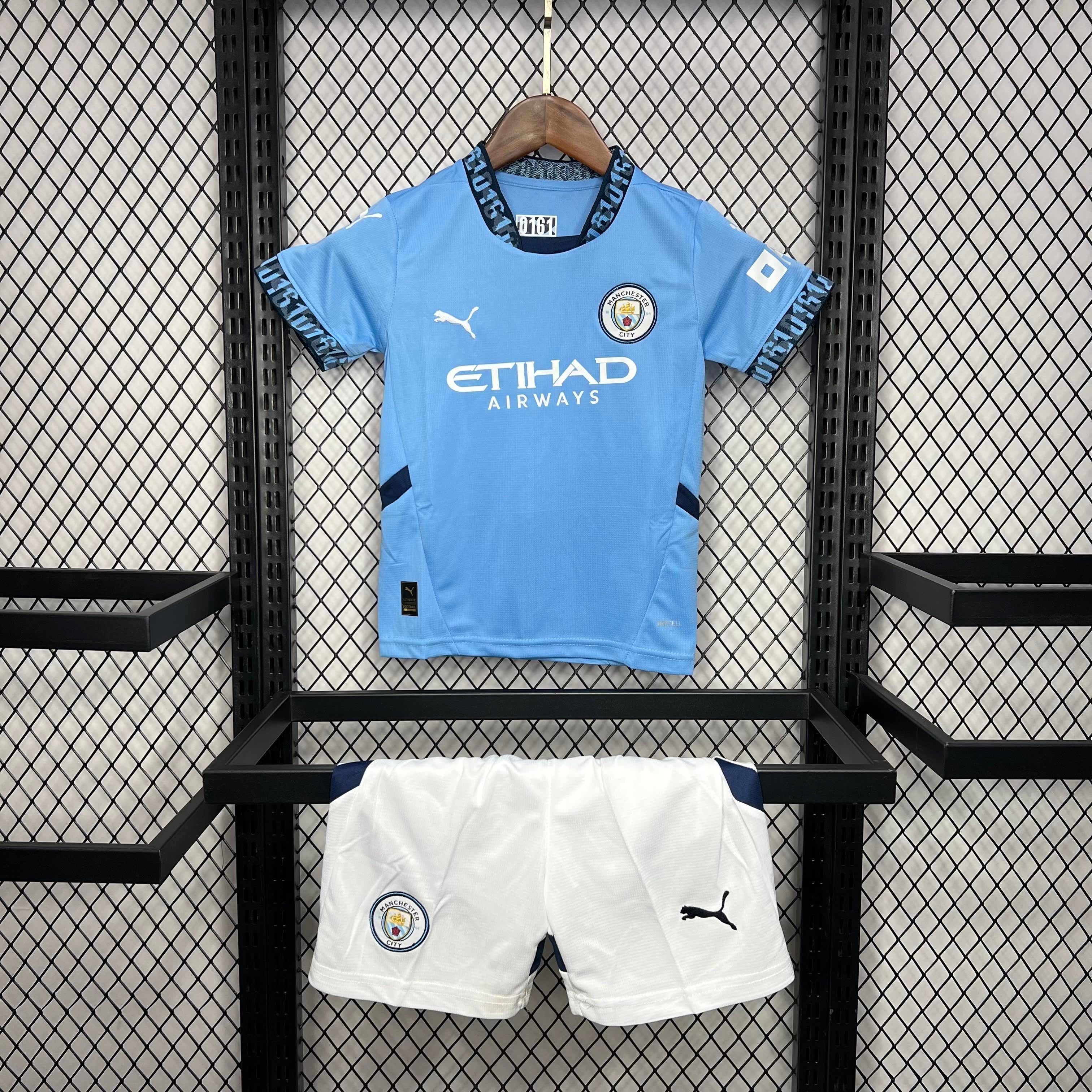 Criança | Manchester City - ManCity 2024-25 Home Kids Kit