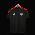 Homem | Manchester United - ManUtd 2021-22 Prematch Polo Black