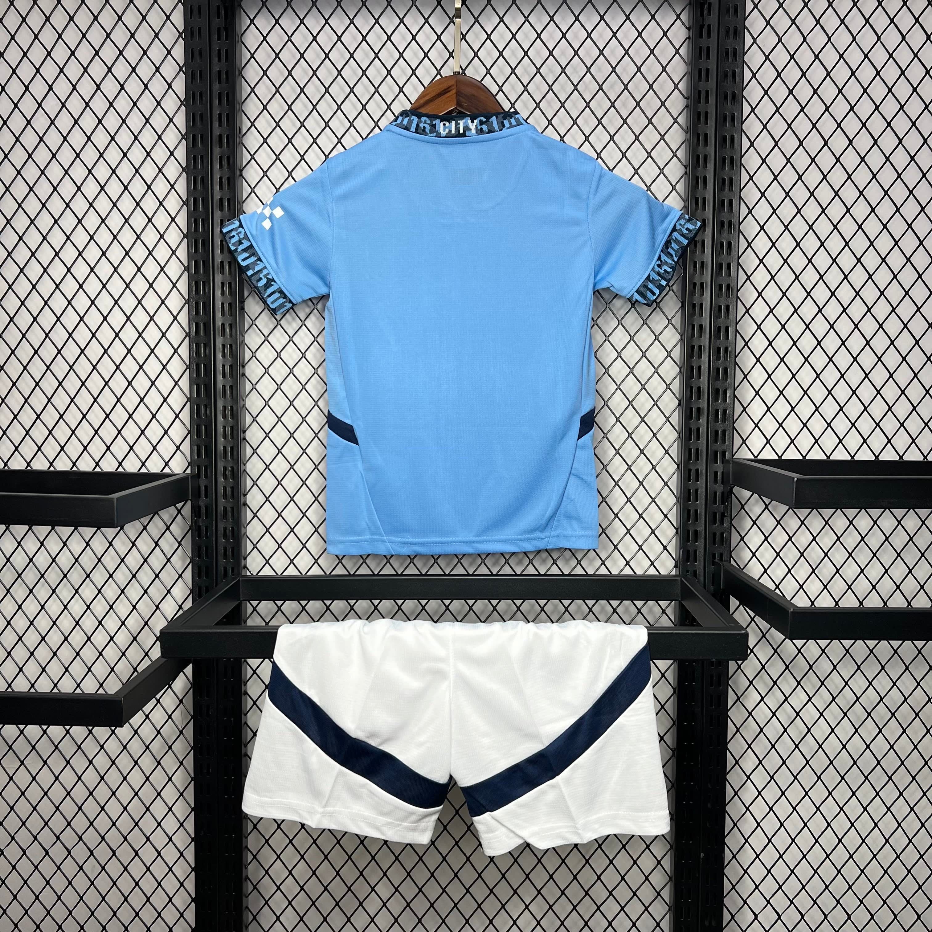 Criança | Manchester City - ManCity 2024-25 Home Kids Kit