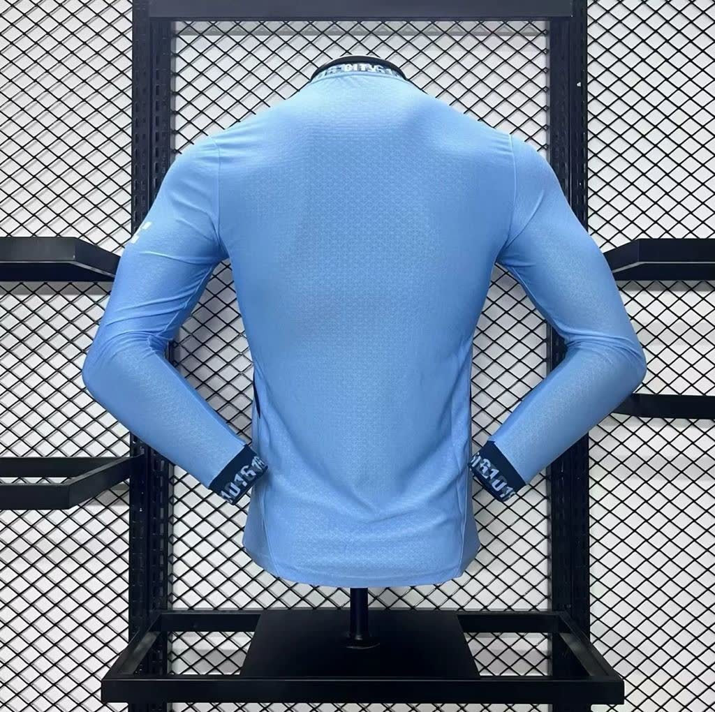 Homem | Manchester City - ManCity 2024-25 Home Long Sleeves Player Version