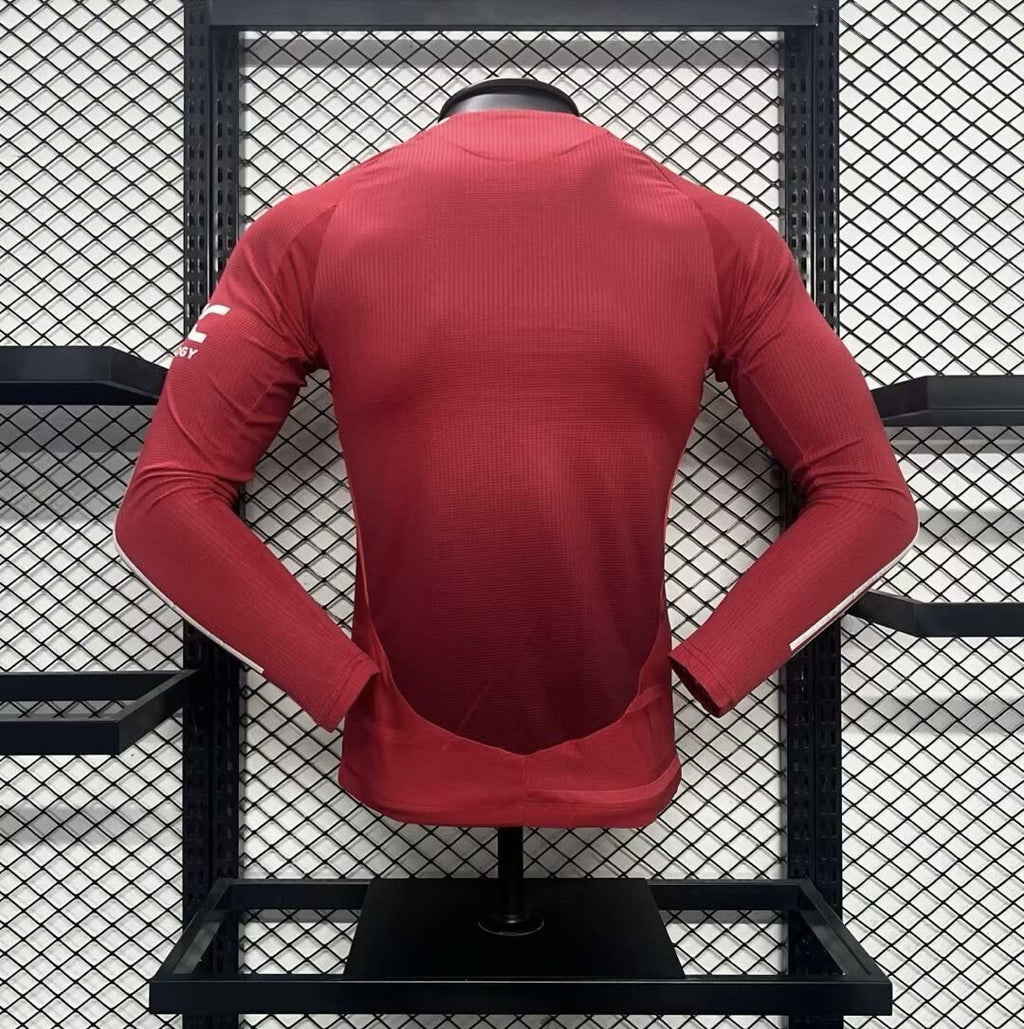 Homem | Manchester United - ManUtd 2024-25 Home Long Sleeves Player Version