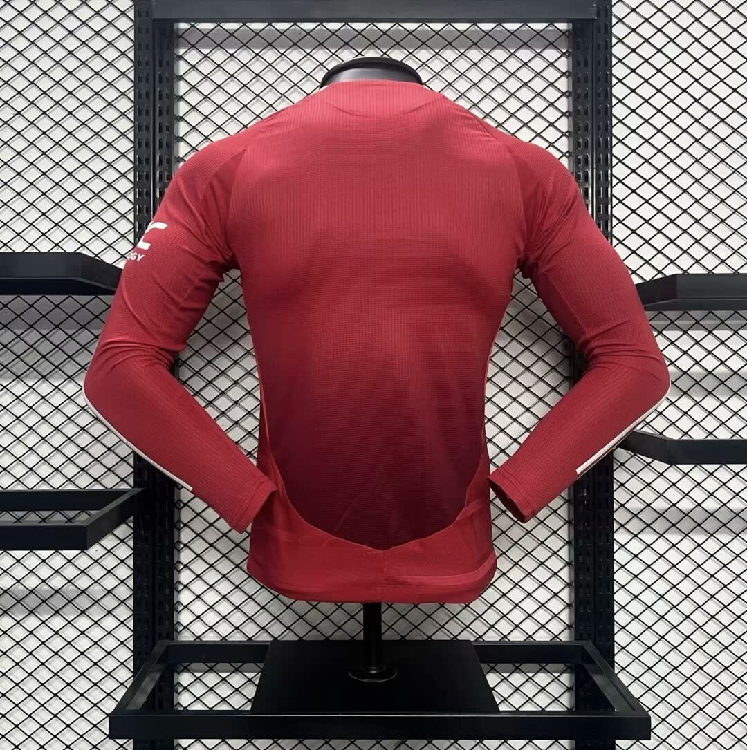 Homem | Manchester United - ManUtd 2024-25 Home Long Sleeves Player Version