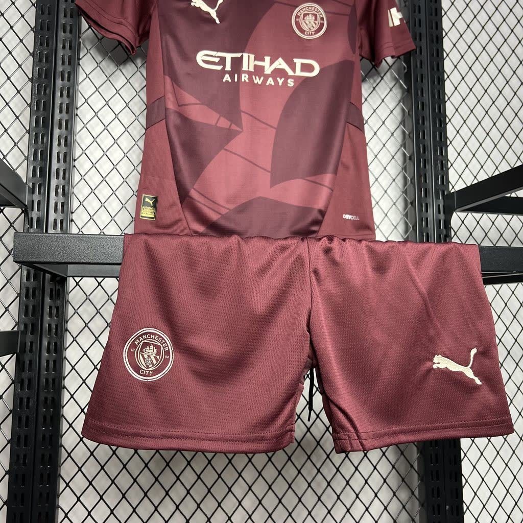 Criança | Manchester City - ManCity 2024-25 Third Away Kids Kit