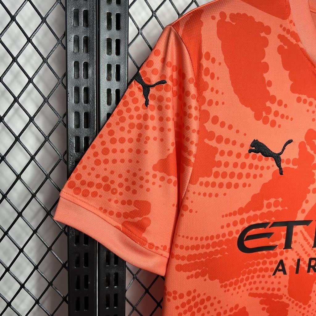 Homem | Manchester City - ManCity 2024-25 Jersey Orange Color
