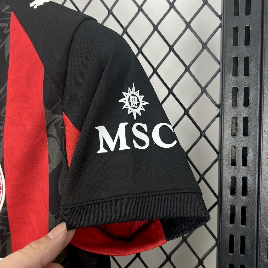 Camisola AC Milan Principal 2025/26 — Criança