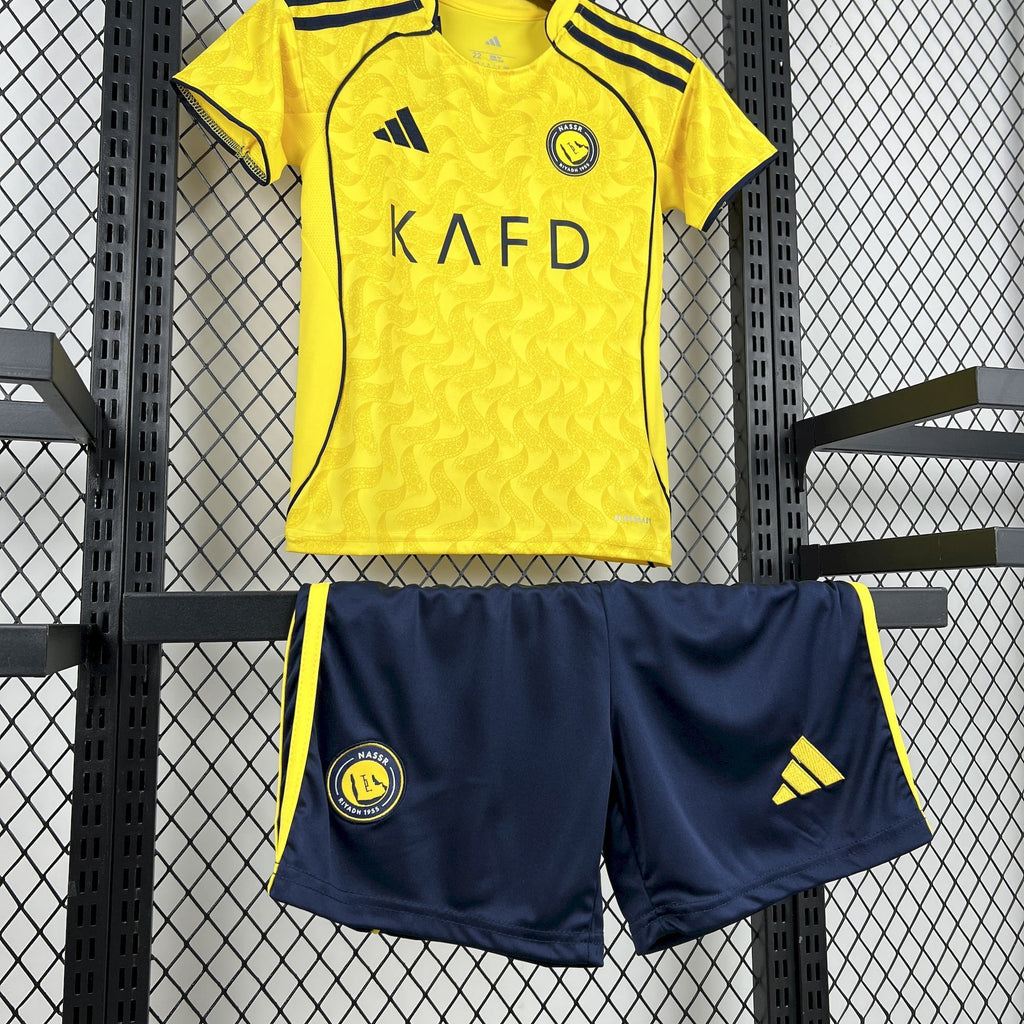 Criança | Al Nassr - Al Nassr 2025-26 home kids