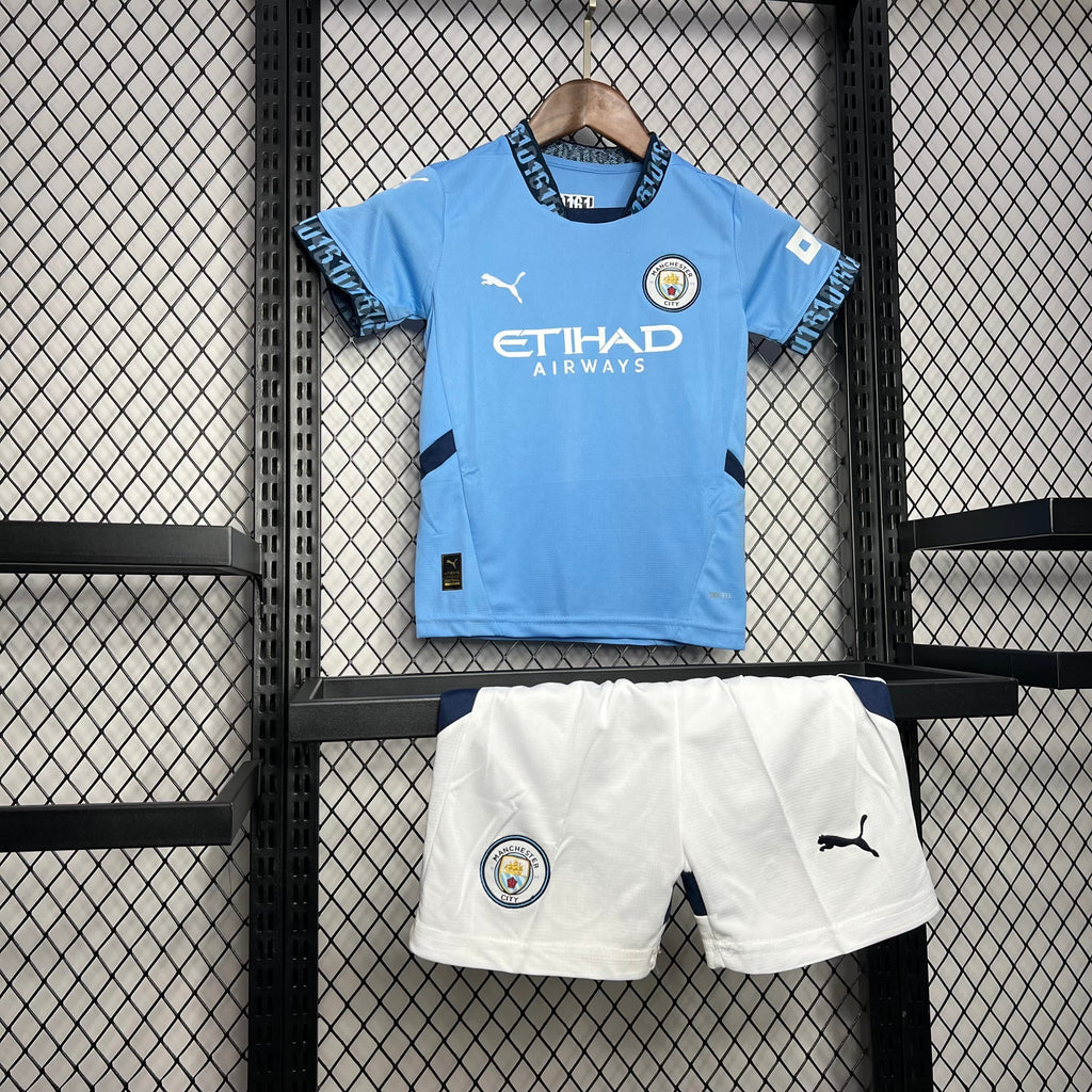 Criança | Manchester City - ManCity 2024-25 Home Kids Kit