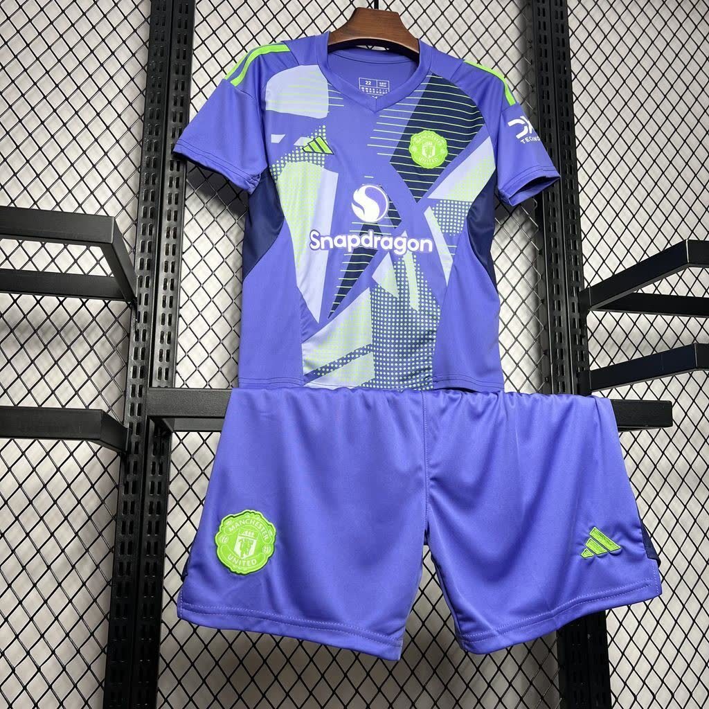 Criança | Manchester United - ManUtd 2024-25 Goalkeeper Kids Kit