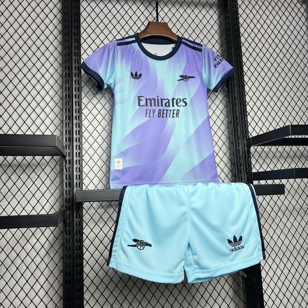 Criança | Arsenal - Arsenal 2024-25 Third Away Kids Kit