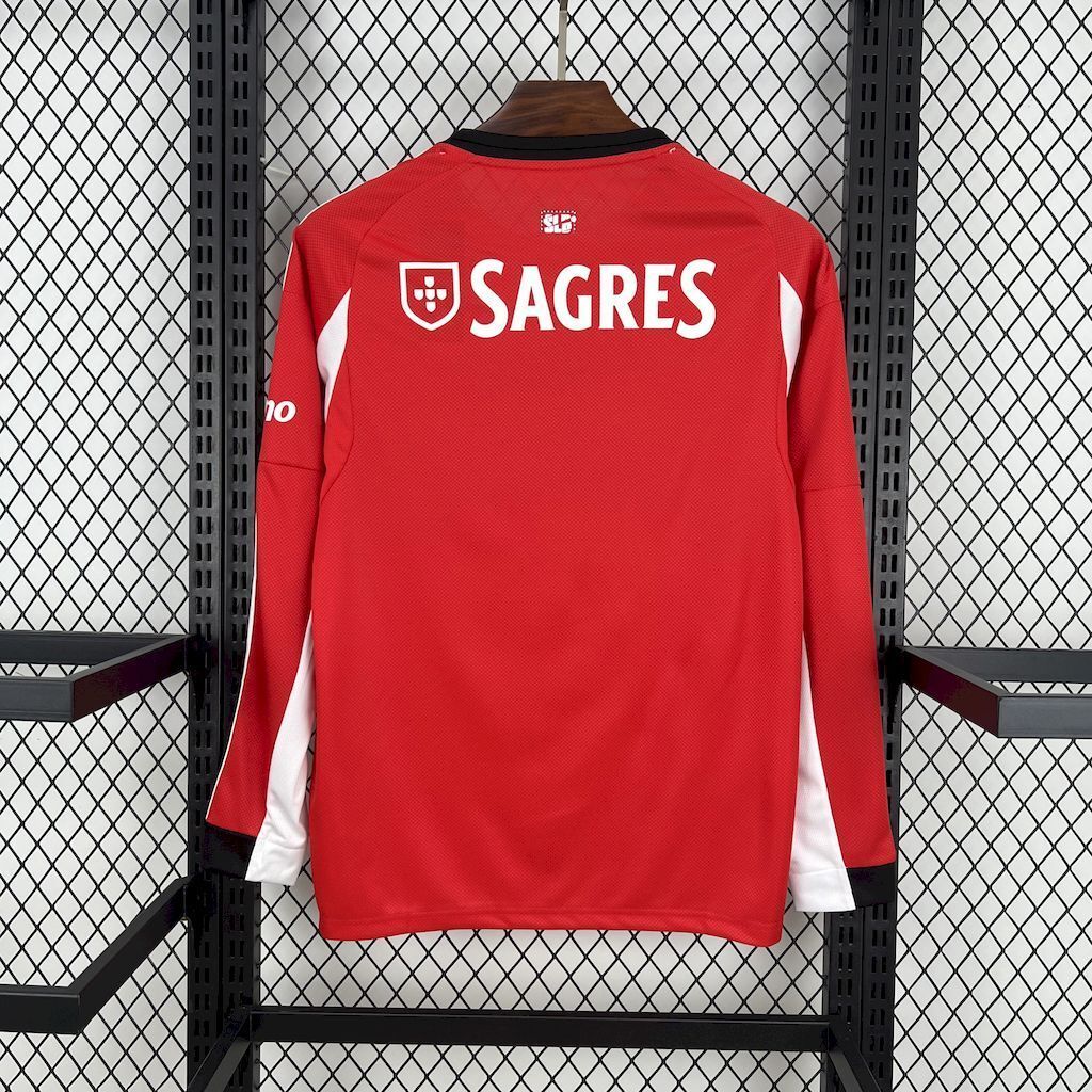Homem | Benfica - Benfica 2025-26 Home Long Sleeves Jersey