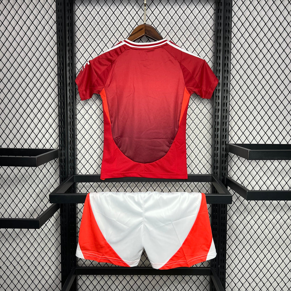 Criança | Manchester United - ManUtd 2024-25 Home Kids Kit