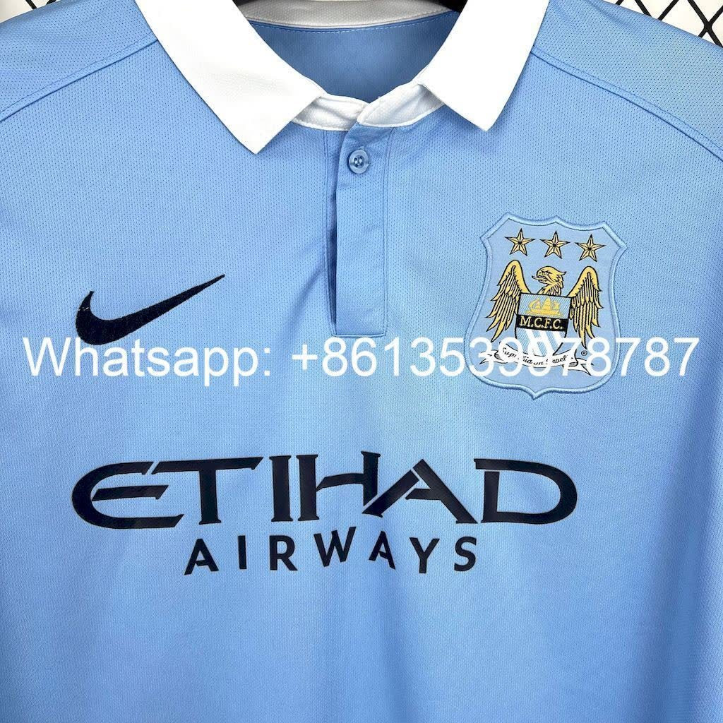 Homem | Manchester City - Retro ManCity 2015-16 Home Jersey