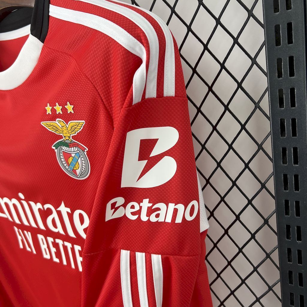 Homem | Benfica - Benfica 2025-26 Home Long Sleeves Jersey