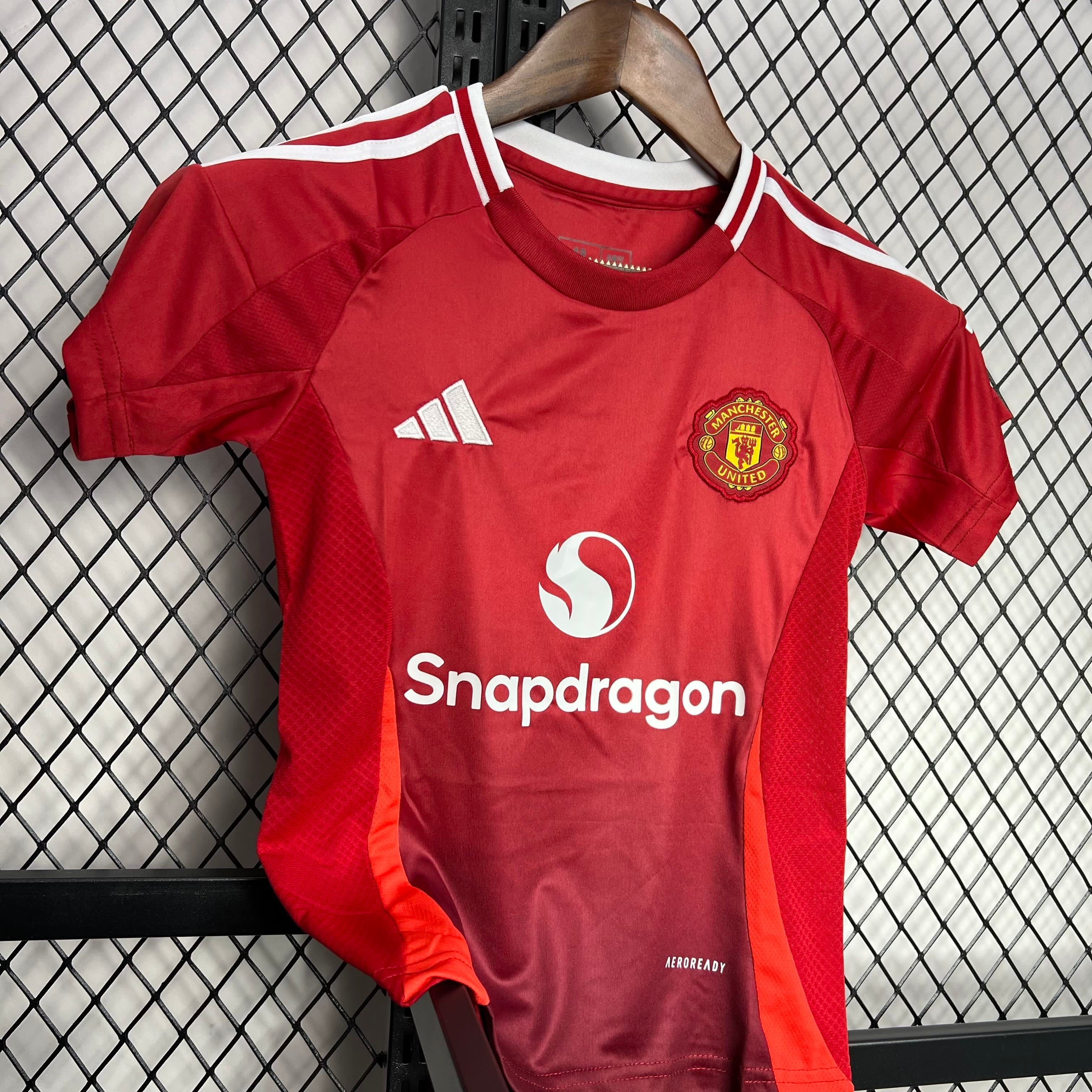 Criança | Manchester United - ManUtd 2024-25 Home Kids Kit