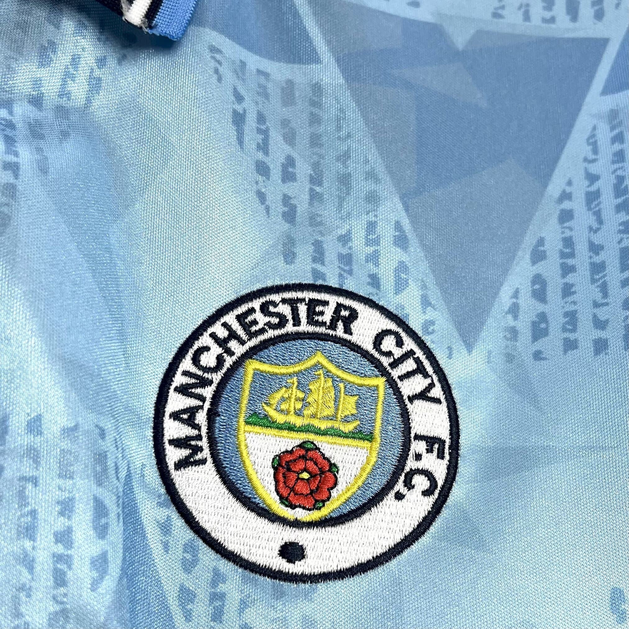 Homem | Manchester City - Retro ManCity 1989-91 Home Jersey