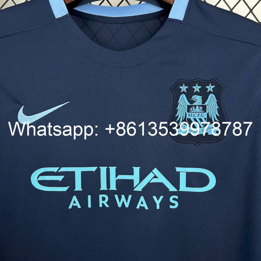 Homem | Manchester City - Retro ManCity 2015-16 Away Jersey