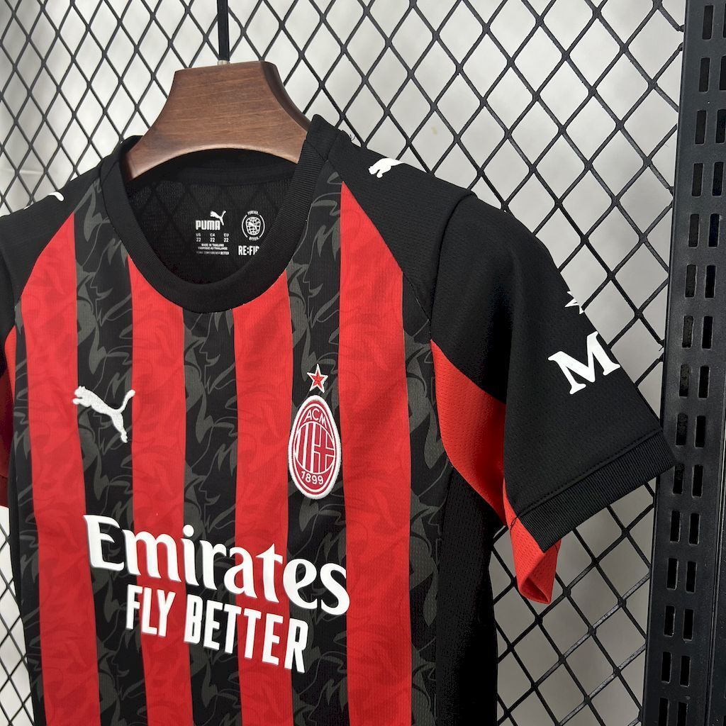 Camisola AC Milan Principal 2025/26 — Criança