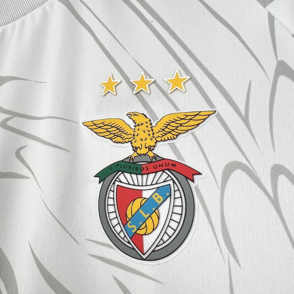 Homem | Benfica - Benfica 2025-26 White Concept Jersey