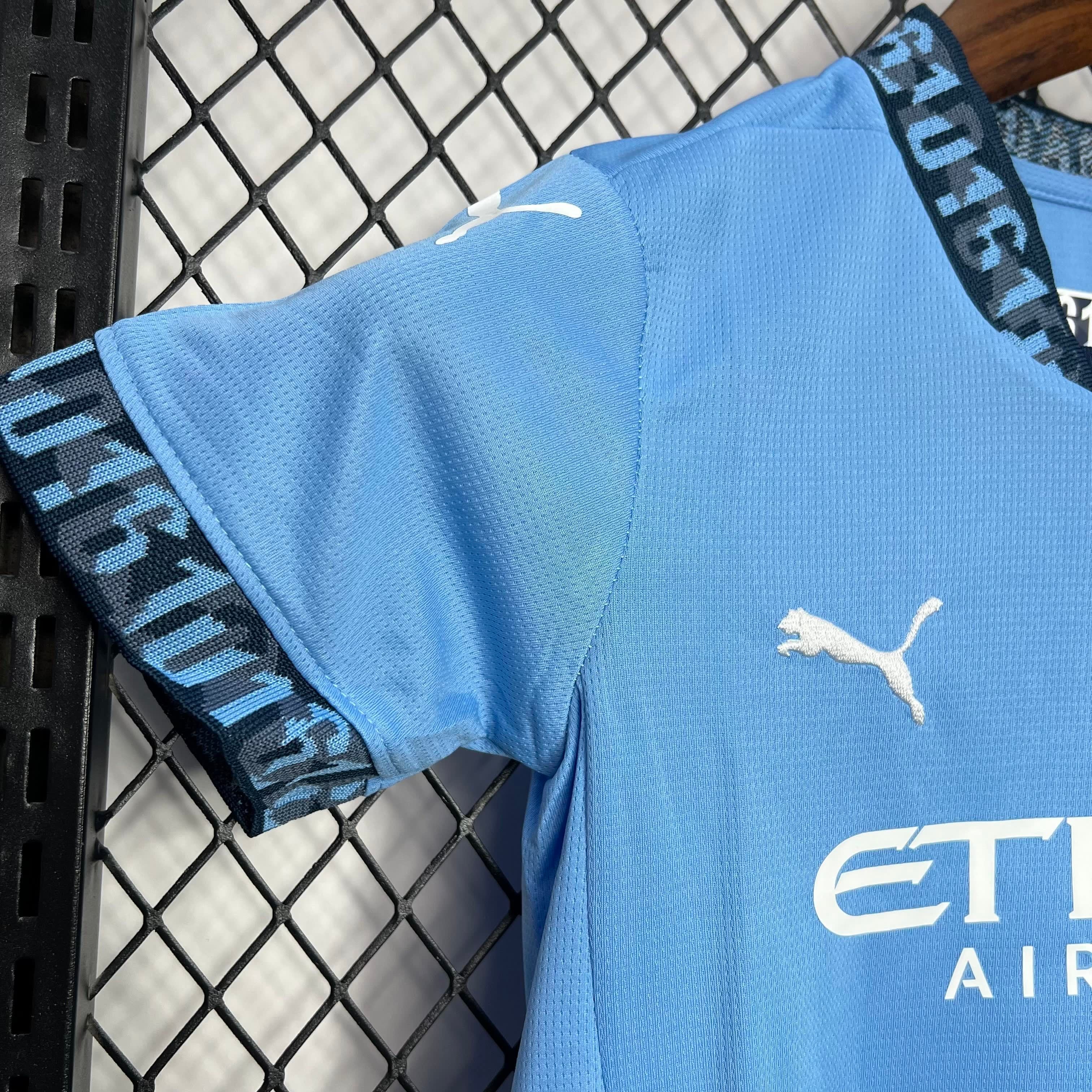 Criança | Manchester City - ManCity 2024-25 Home Kids Kit