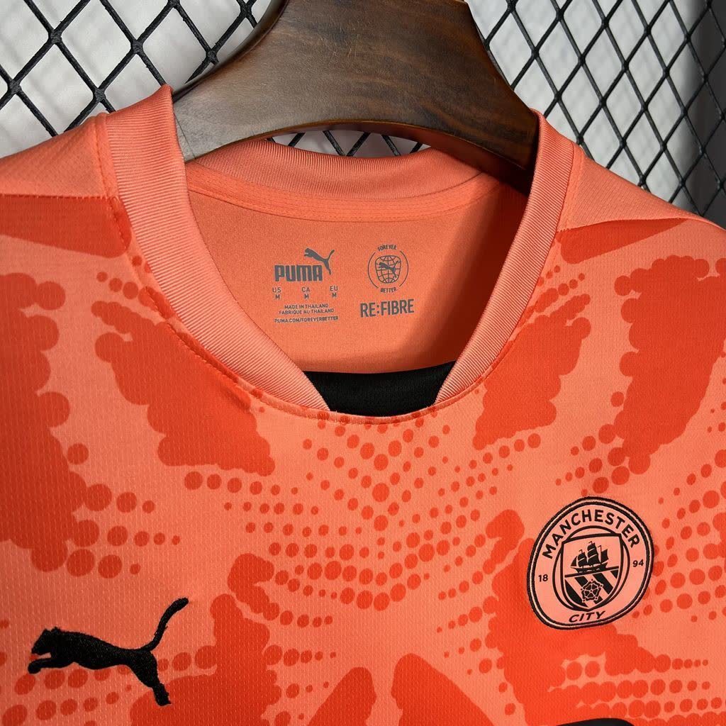 Homem | Manchester City - ManCity 2024-25 Jersey Orange Color