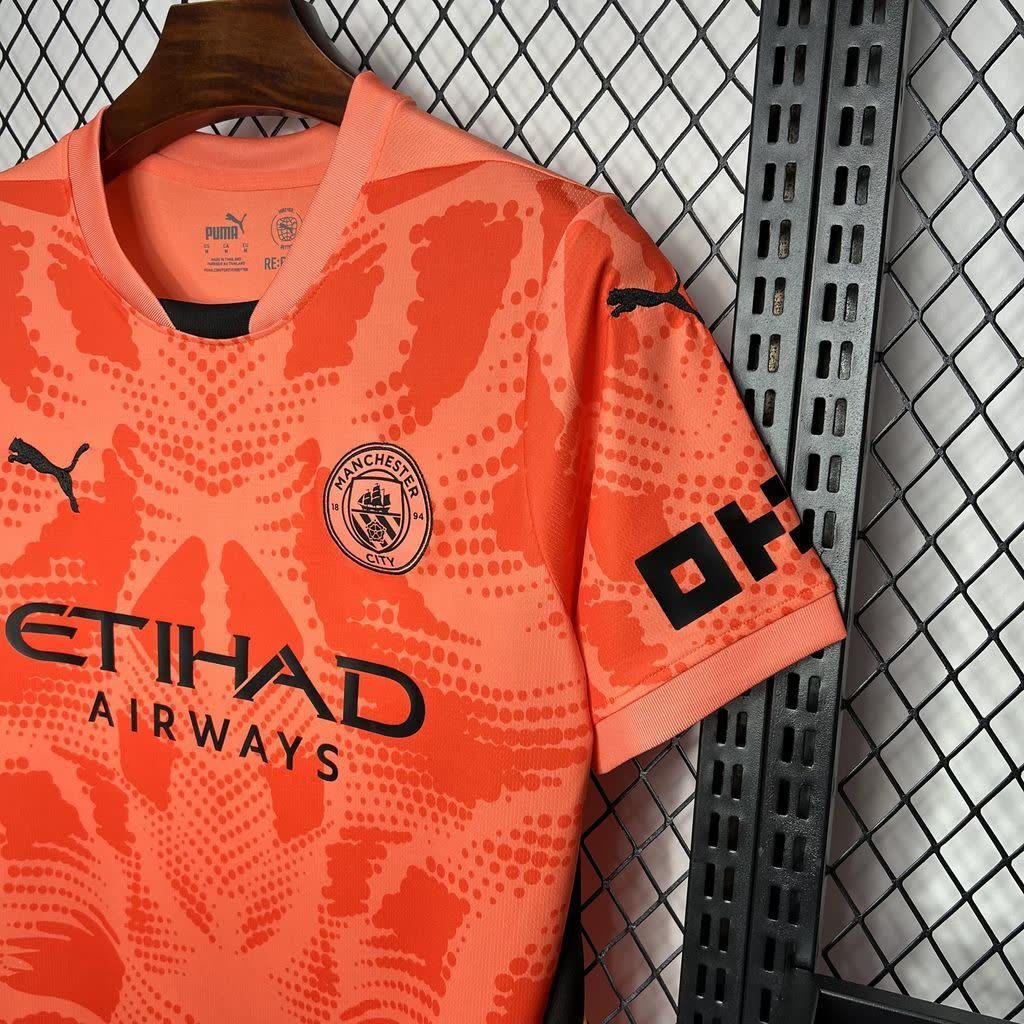 Homem | Manchester City - ManCity 2024-25 Jersey Orange Color
