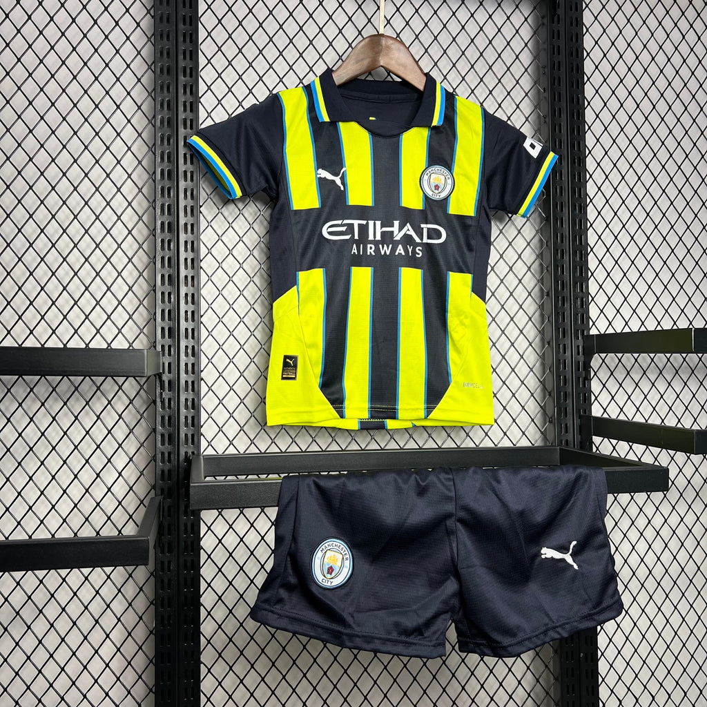Criança | Manchester City - ManCity 2024-25 Away Kids Kit