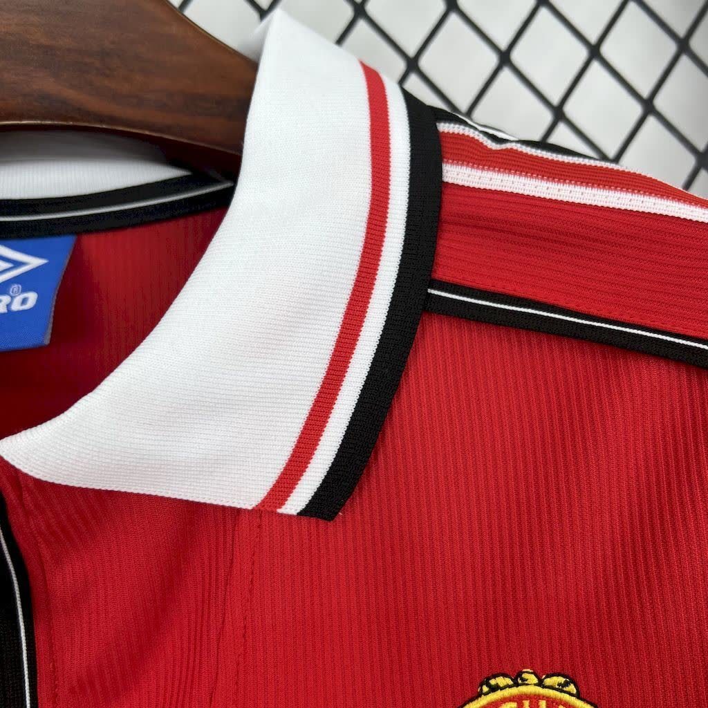 Homem | Manchester United - Retro ManUtd 1998-99 Home Long Sleeves