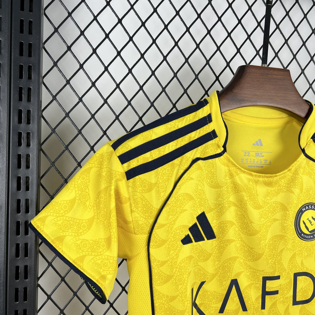 Criança | Al Nassr - Al Nassr 2025-26 home kids