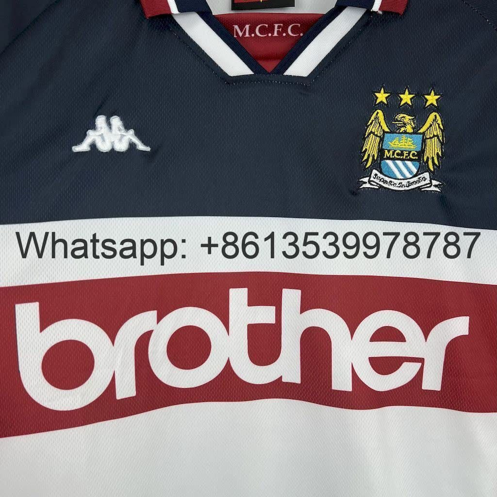 Homem | Manchester City - Retro ManCity 1997-98 Away Jersey