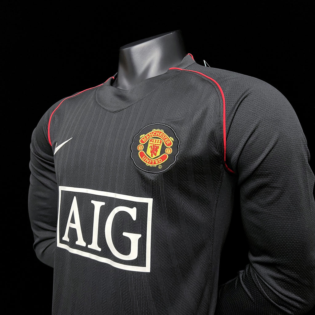 Homem | Manchester United - Retro ManUtd 2007-08 Away Long Sleeves