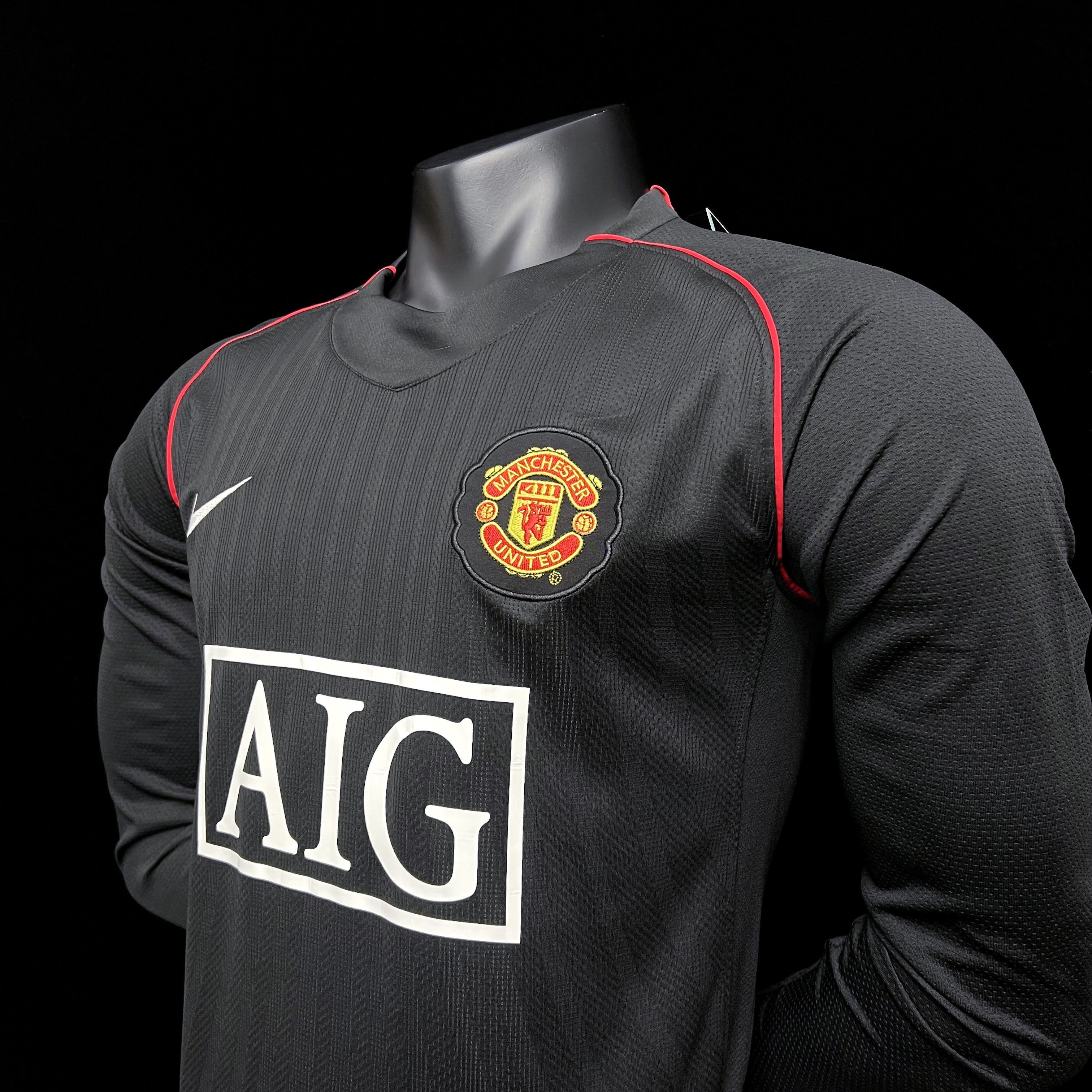 Homem | Manchester United - Retro ManUtd 2007-08 Away Long Sleeves